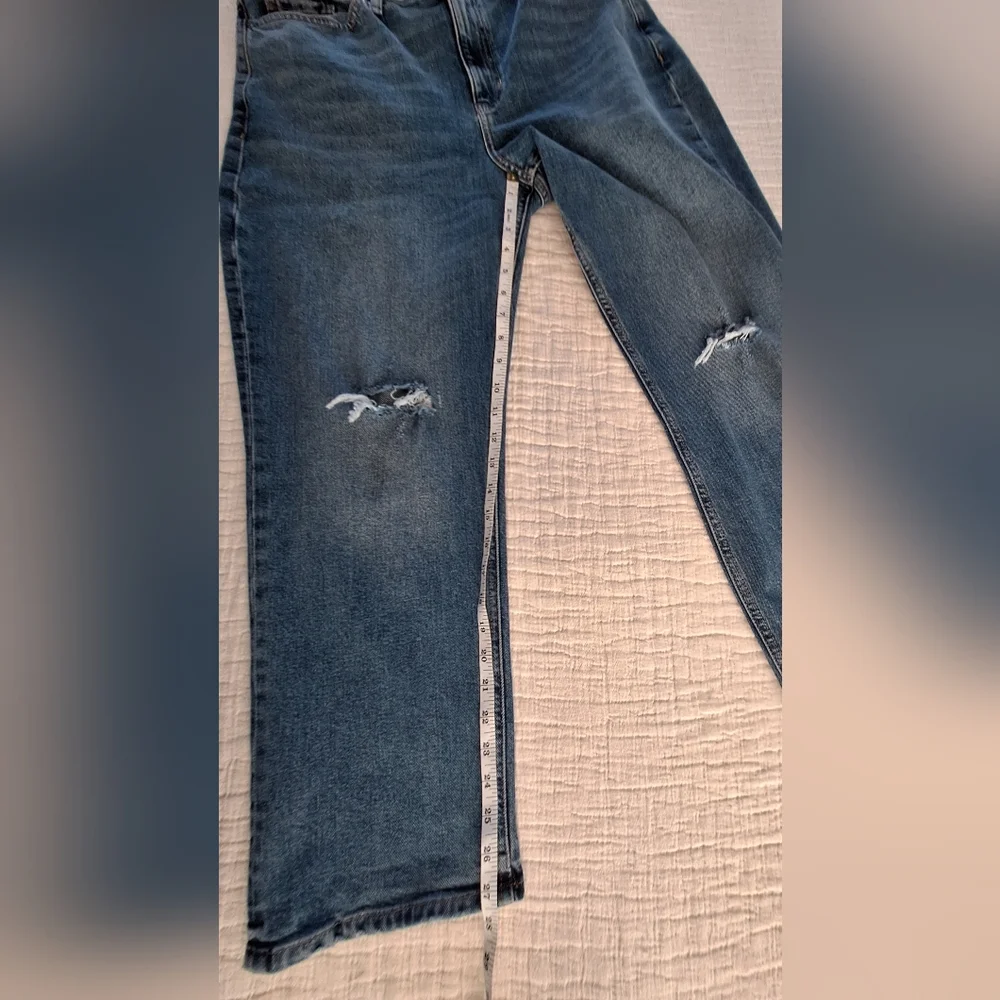 Banana Republic Distressed Blue Ankle Jeans - Picture 10 of 14